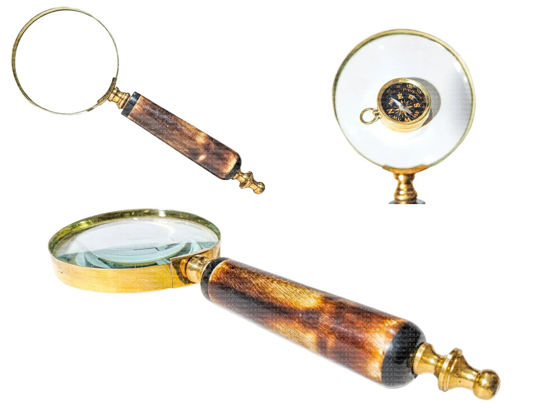 5X Magnifying Glass With Ceramic Handle Gifts for Boys Girls Dad Mom Seniors, Anniversary Birthda... | Etsy (US)