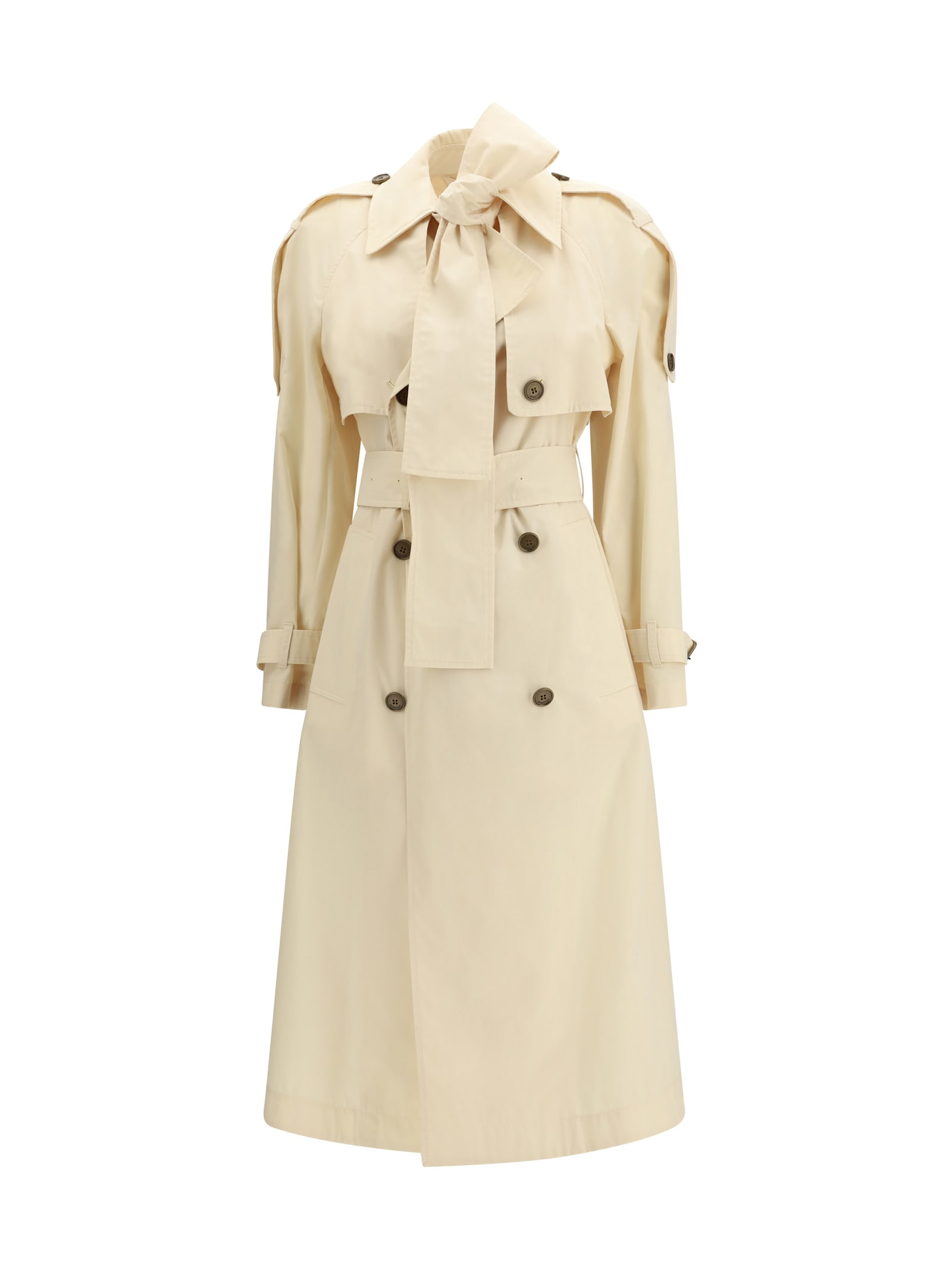 Burberry Long Trerose Trench In Canvas | Italist.com US