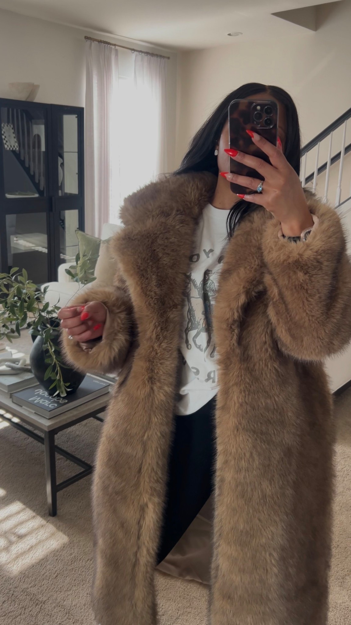 Fur casual! 
womens fur coat. Winter clothes. Coat. 
Wearing size Xs wish i would’ve gotten a small. 

#LTKSeasonal #LTKPetite #LTKValentine