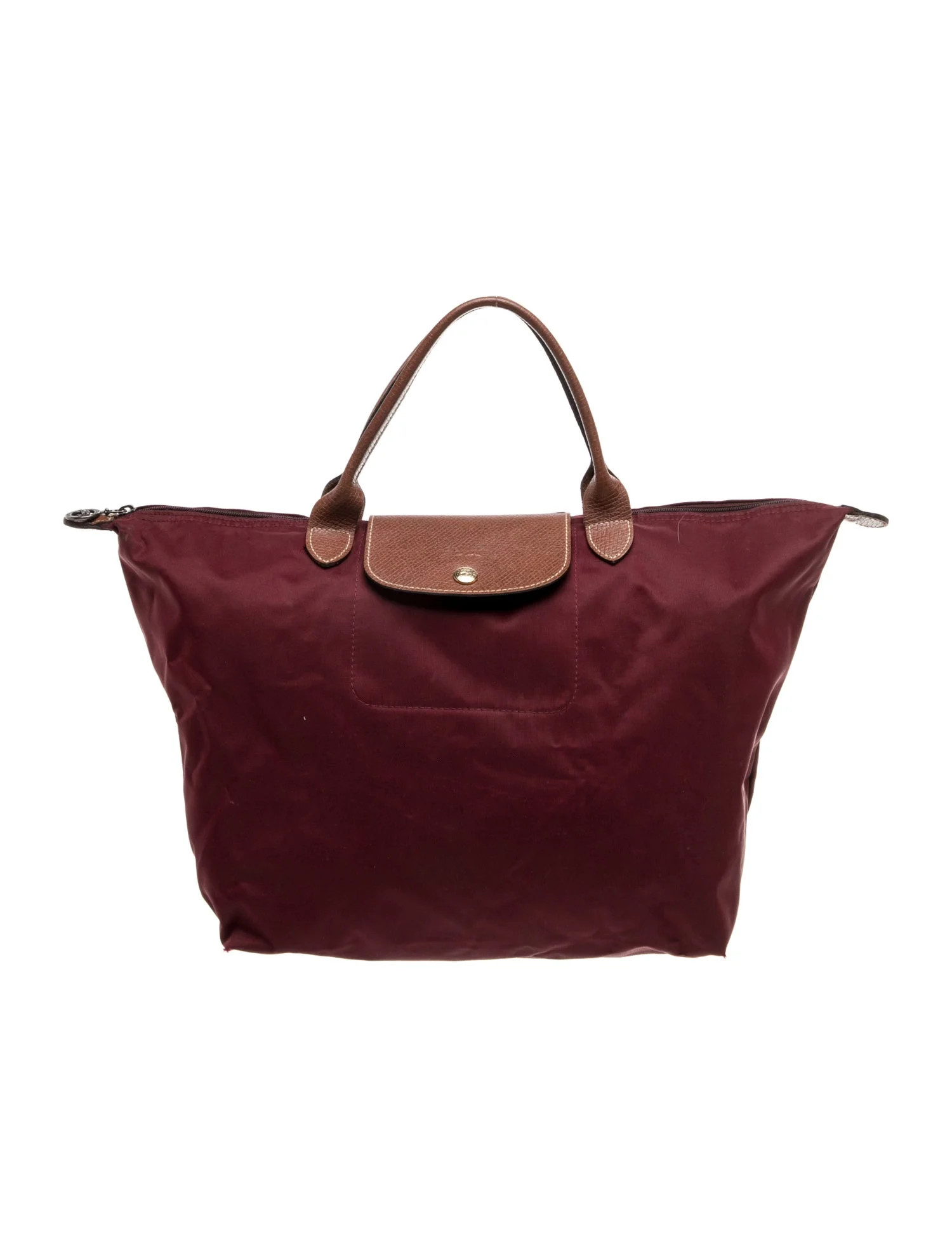 Longchamp Nylon Tote - Burgundy Totes, Handbags - WL896068 | The RealReal | The RealReal