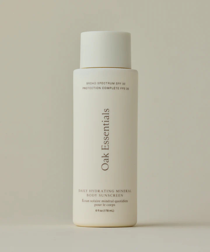 Daily Hydrating Mineral Body Sunscreen | Oak Essentials