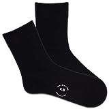 K. Bell Ladies Hydrating Microfiber Crew Sock 1 pair per pack, Black, Women's shoe size 4-10 | Amazon (US)