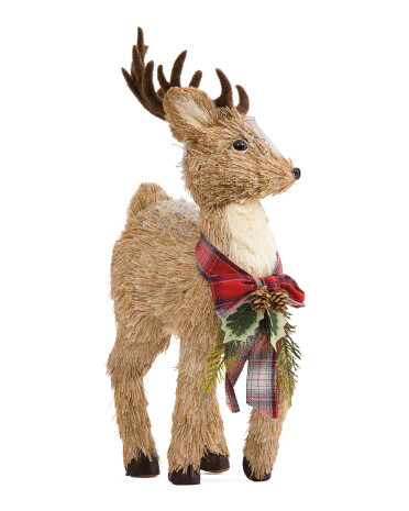 Reindeer With Bow | TJ Maxx
