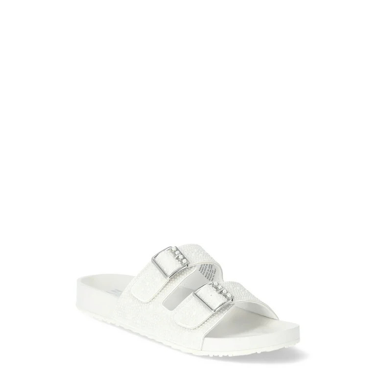 Madden NYC Women's Embellished Footbed Sandal | Walmart (US)