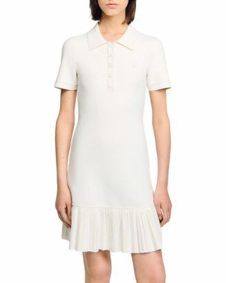 Polo Collar Pleated Mini Dress | Bloomingdale's (US)