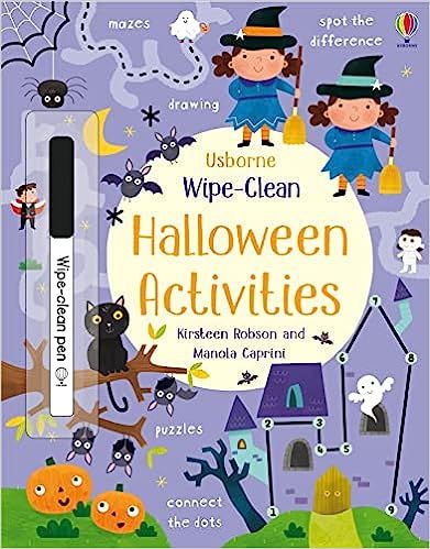 Wipe-Clean Halloween Activities (Wipe-Clean Activities)    Paperback – September 3, 2020 | Amazon (US)