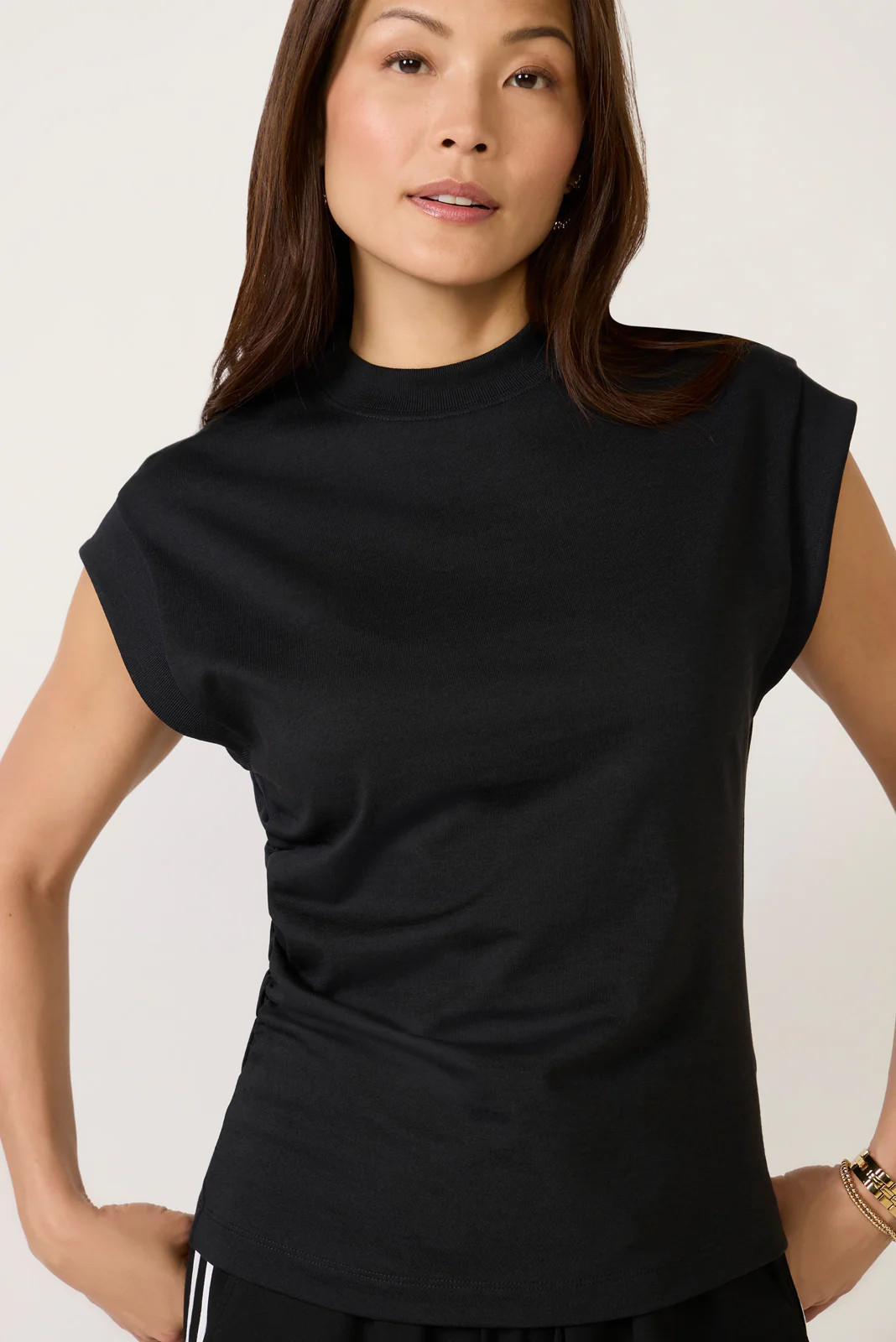 Andrea Side Shirred Top | Evereve