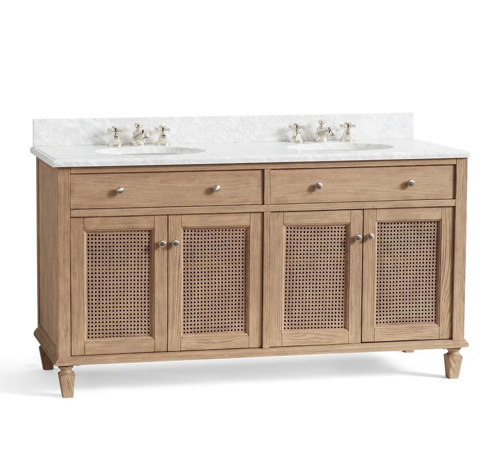 Sausalito 60" Double Sink Bath Vanity | Pottery Barn (US)