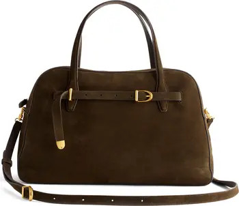 The Belted Suede Satchel | Nordstrom