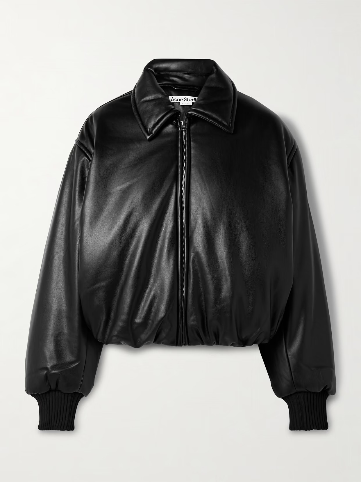 Acne Studios - Padded Bomber Jacket - Black | NET-A-PORTER (US)