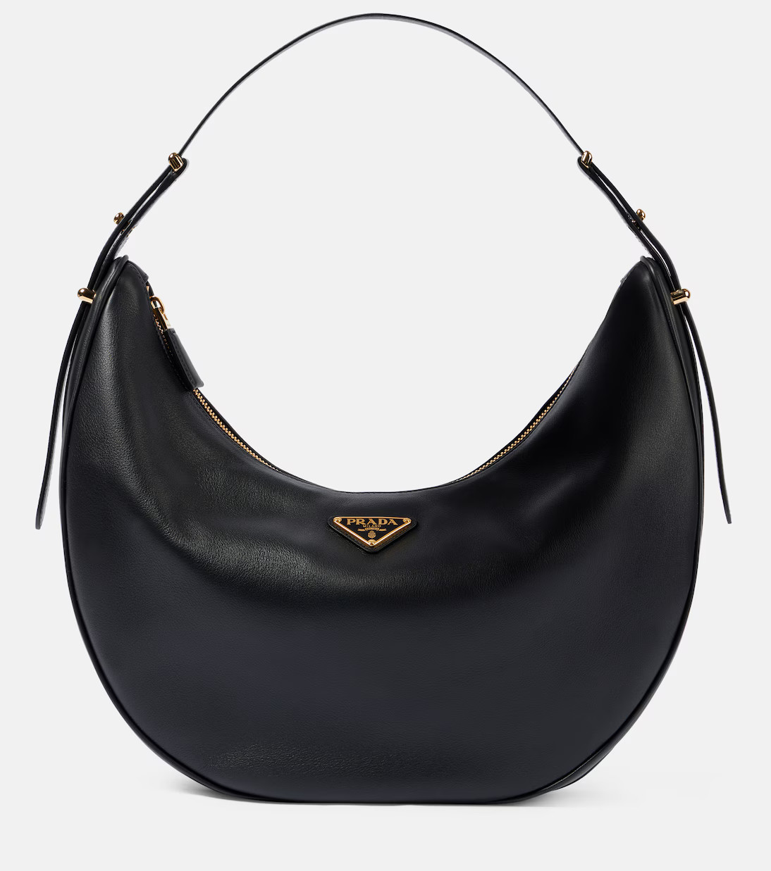 Arque Large leather shoulder bag | Mytheresa (DACH)
