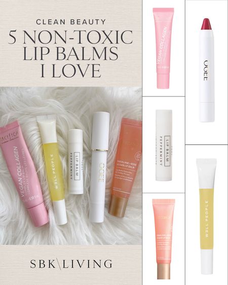 CLEAN BEAUTY \ 5 non-toxic lip balms I love 💋💋💋

Makeup
Skincare 

#LTKfindsunder50 #LTKbeauty