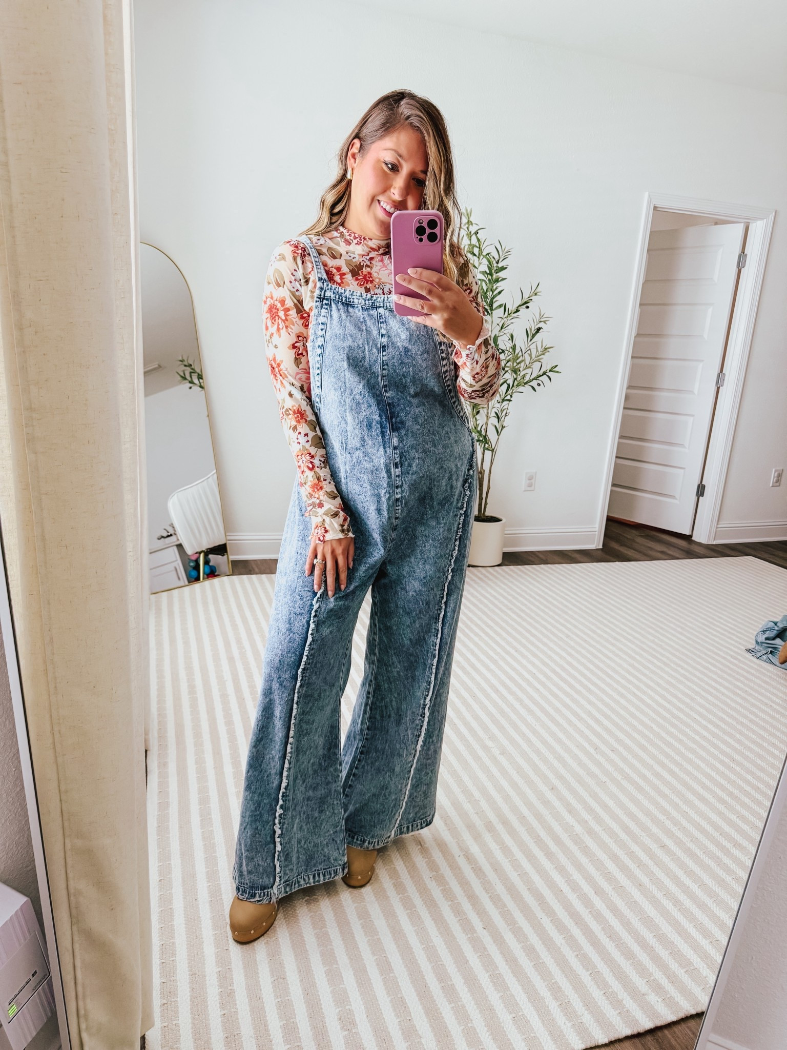 Fall outfit, overalls, floral top

Wearing large 

#LTKSeasonal #LTKFindsUnder50