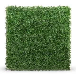 20 in. x 20 in. Boxwood Foliage Indoor/Outdoor Panels (4-Pack) | The Home Depot