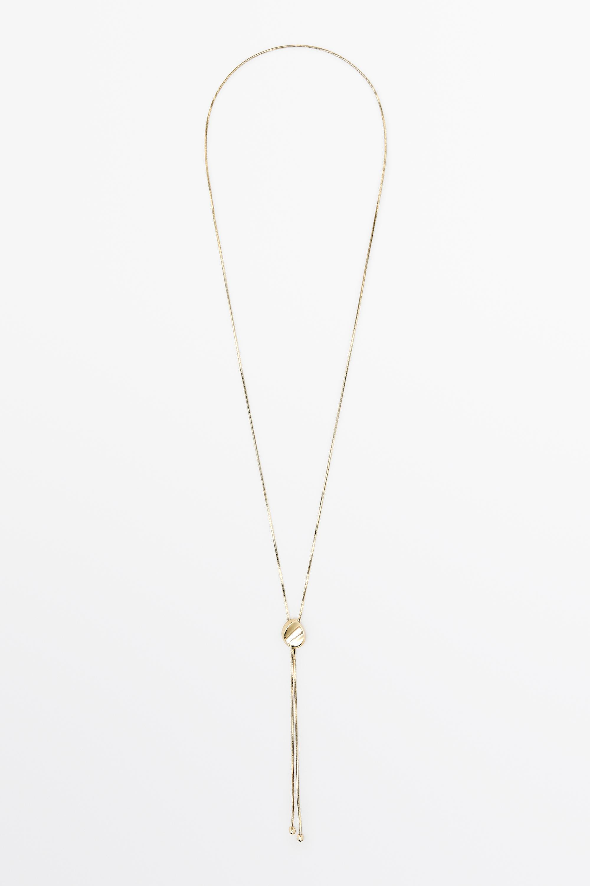 Lariat necklace | Massimo Dutti US