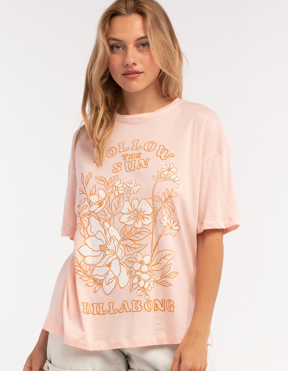 BILLABONG Home Sweet Home Womens Tee - PEACH | Tillys | Tillys