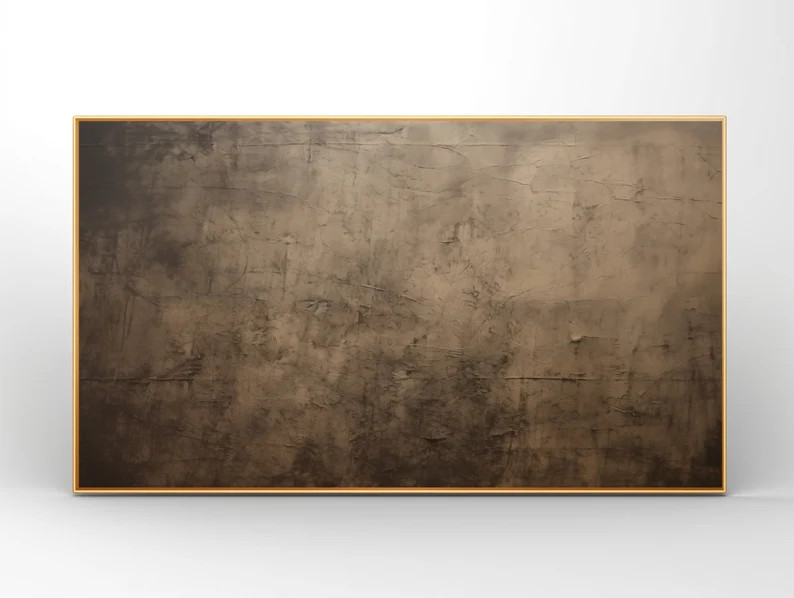 Frame TV Art | Modern linen abstract painting, high-end decor | Instant 16:9 Digital Download | S... | Etsy (Global)