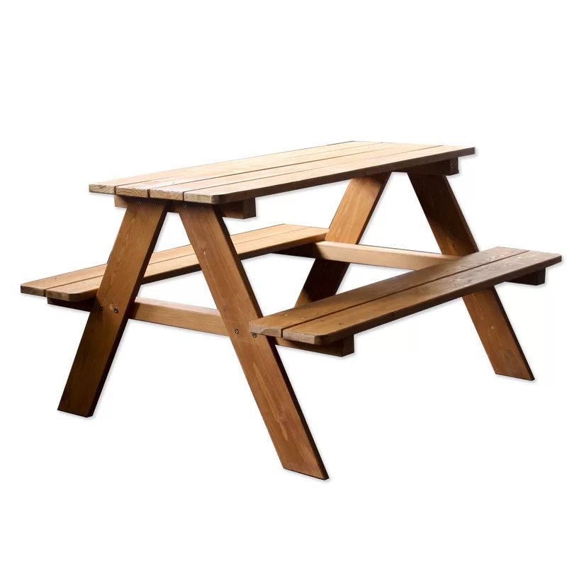Wood Kids Rectangular Picnic Table | Wayfair North America