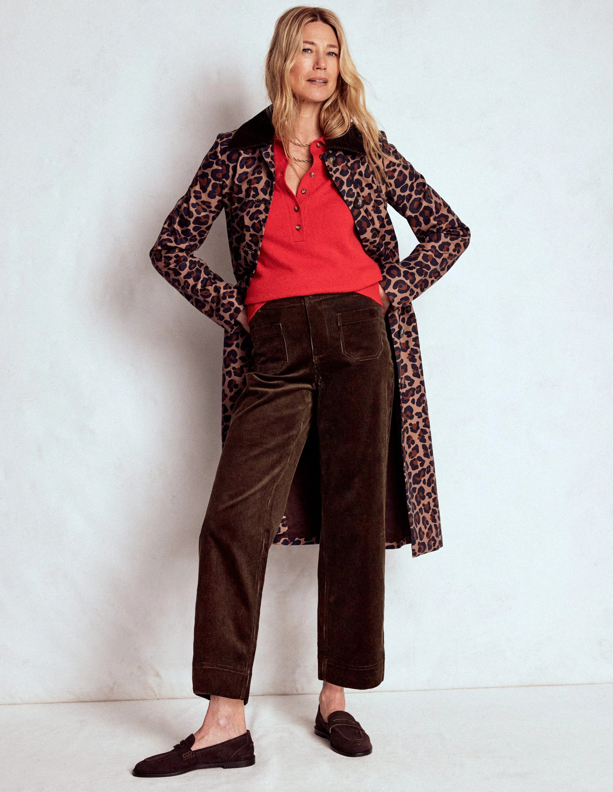 Primrose Cord Trousers-Espresso | Boden UK