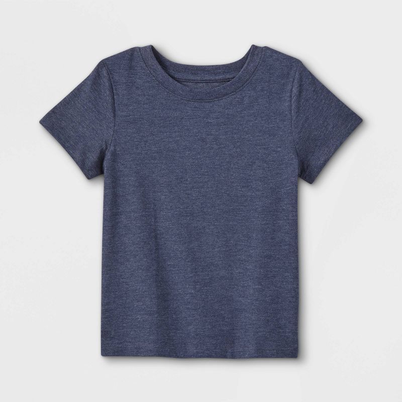 Toddler Boys' Solid Jersey Knit Short Sleeve T-Shirt - Cat & Jack™ | Target