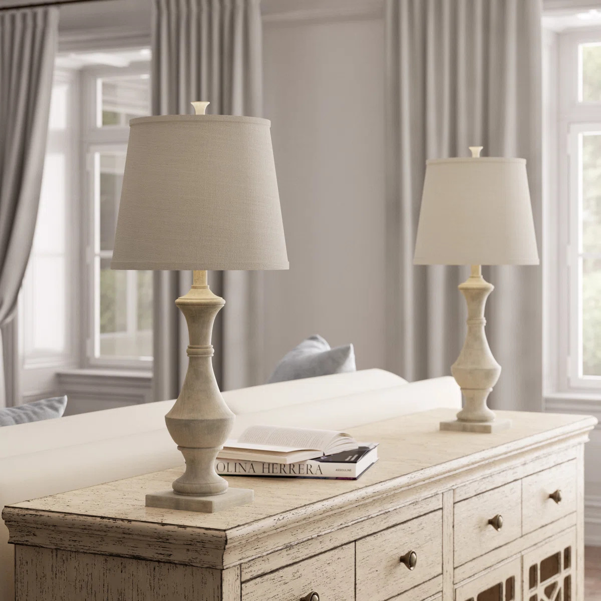 Mirabelle Resin Table Lamp (Set of 2) | Wayfair North America