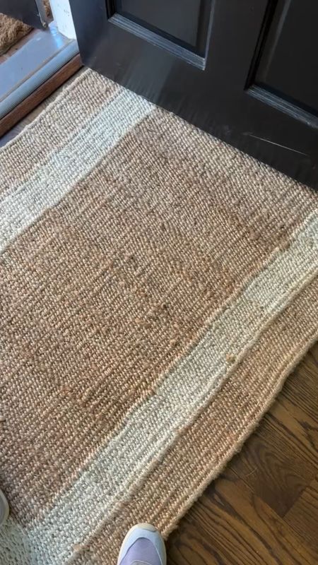 Serena and Lily jute entry way rug. On sale and super durable! 

#LTKhome #LTKsalealert #LTKVideo