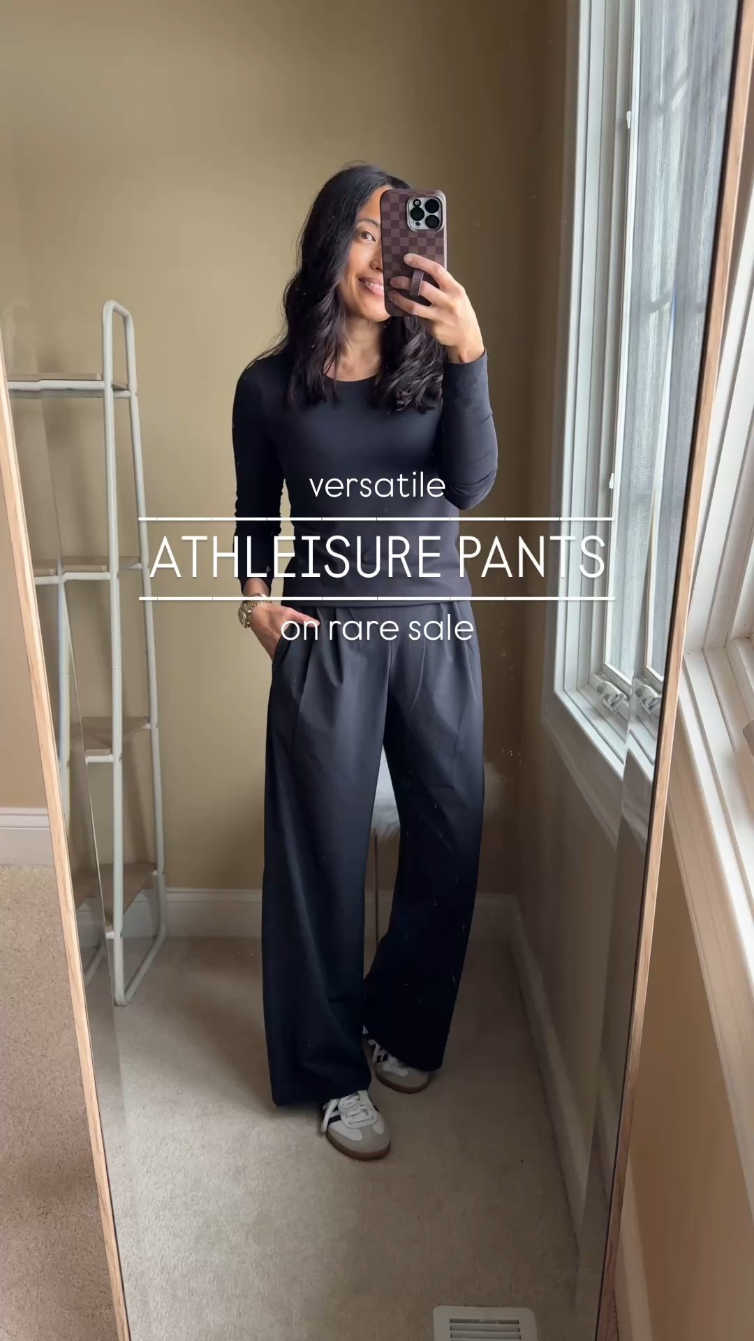 Versatile athleisure pants on rare sale.  30% off discount today.
Easy to wear casually or dress up too. 
Would make great travel pants as well as the fabric isn’t wrinkle prone. 
I sized down and am in the regular length at 5’4. 
Linking my other favorites for luxe athleisure on sale. 


#LTKOver40 #LTKStyleTip #LTKTravel
