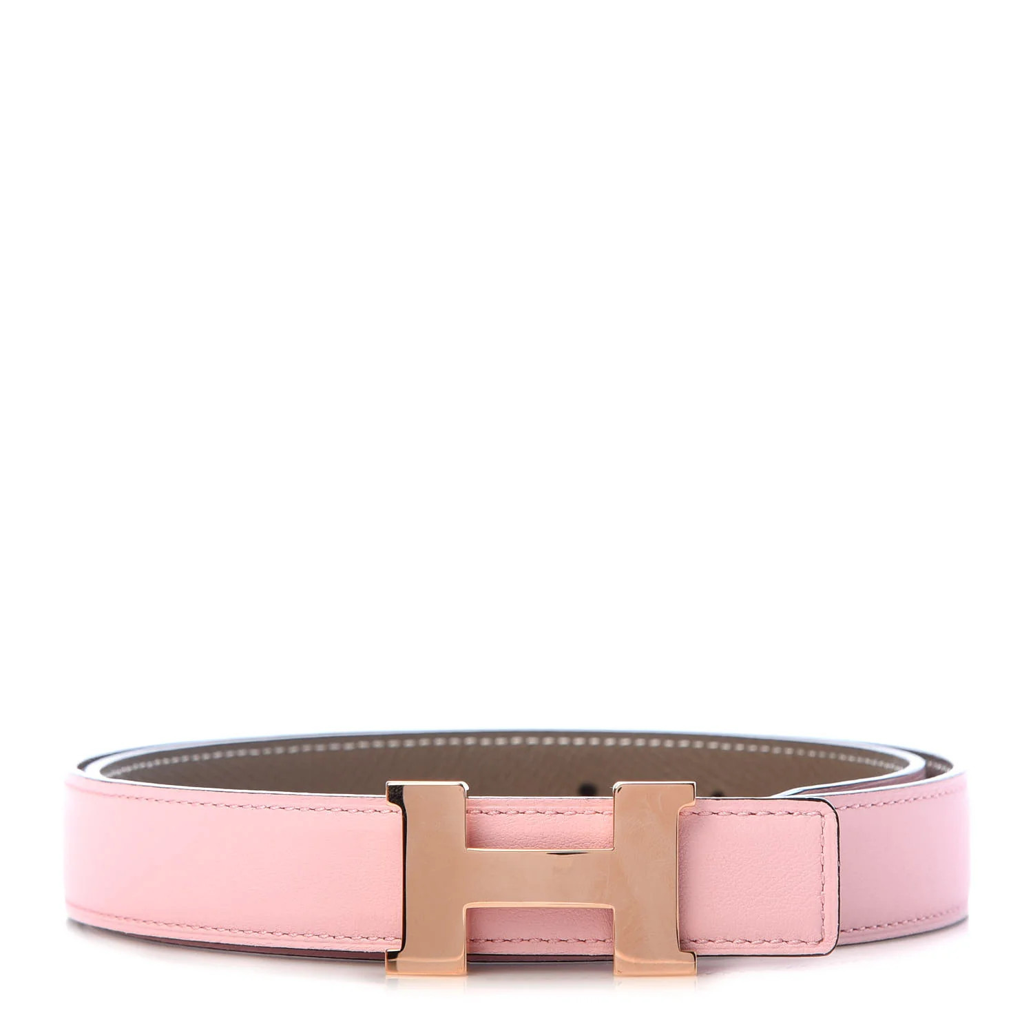Swift Epsom 24mm Mini Constance H Belt 75 Etoupe Rose Sakura | FASHIONPHILE (US)