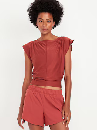 CloudMotion Ruched Top | Old Navy (US)