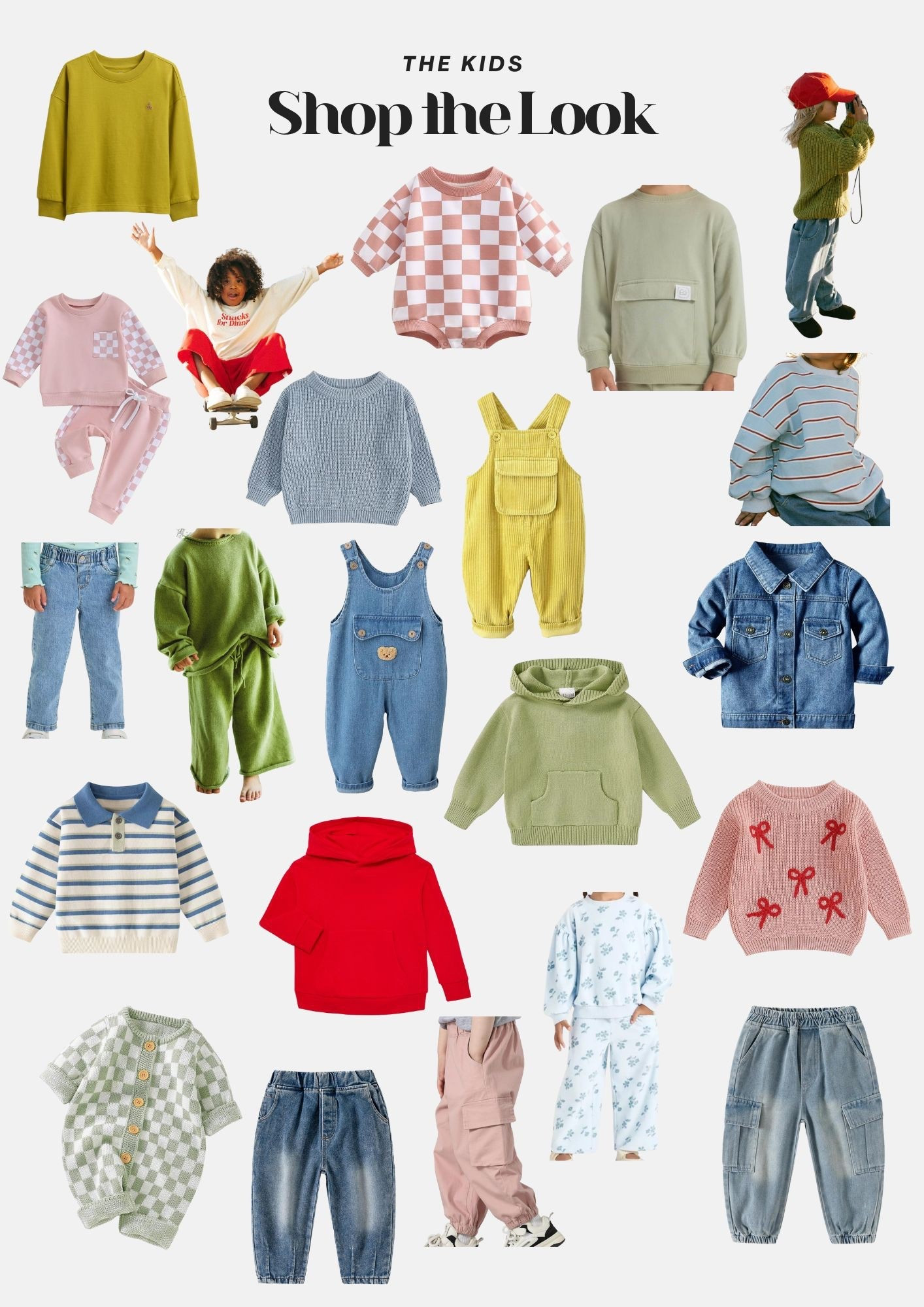 Add more color to your kids’ wardrobe! I am a family photographer who helps my style my client families for their family photo sessions! I wanted to create a look this year that was fun, trendy and so colorful!

Follow along for more styling for the whole family! 