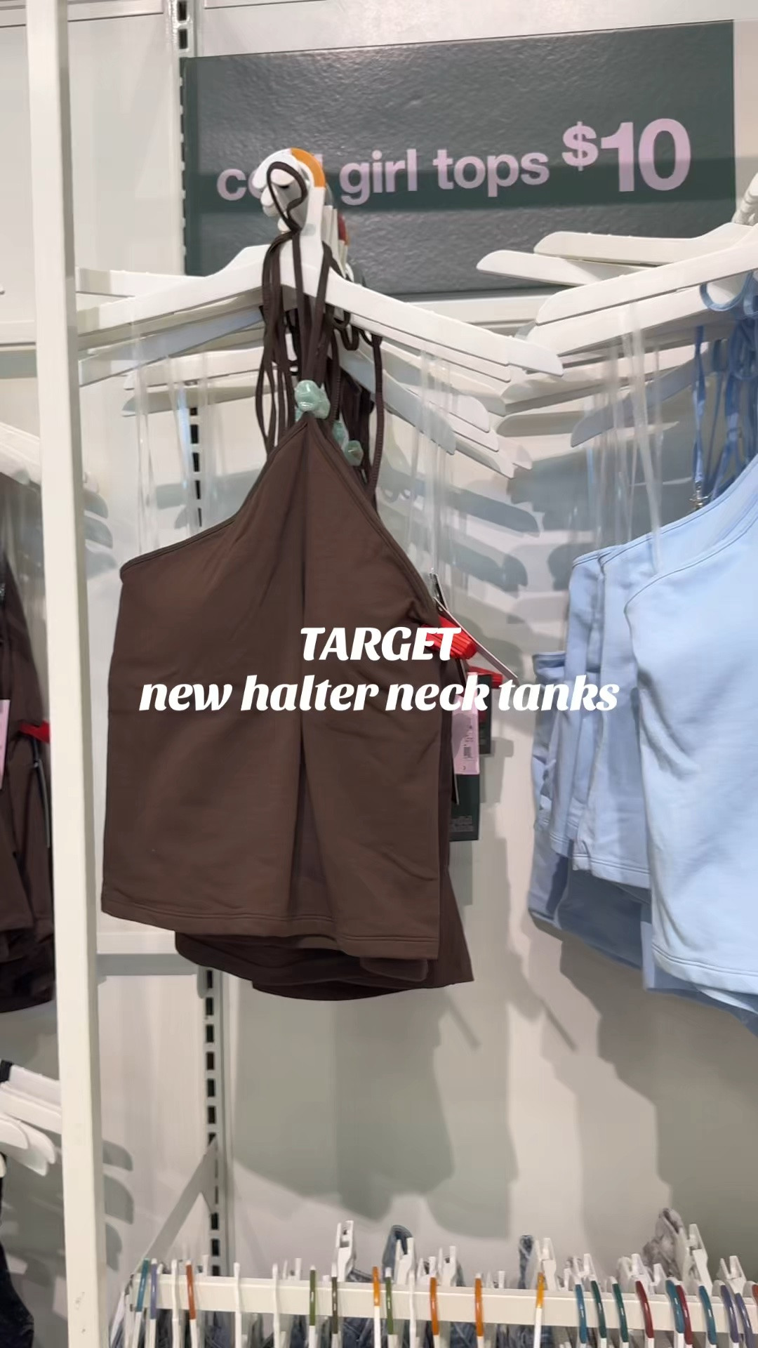@Target  halter neck tanks are about to be the top of the summer 🤎

#LTKSeasonal #LTKootd