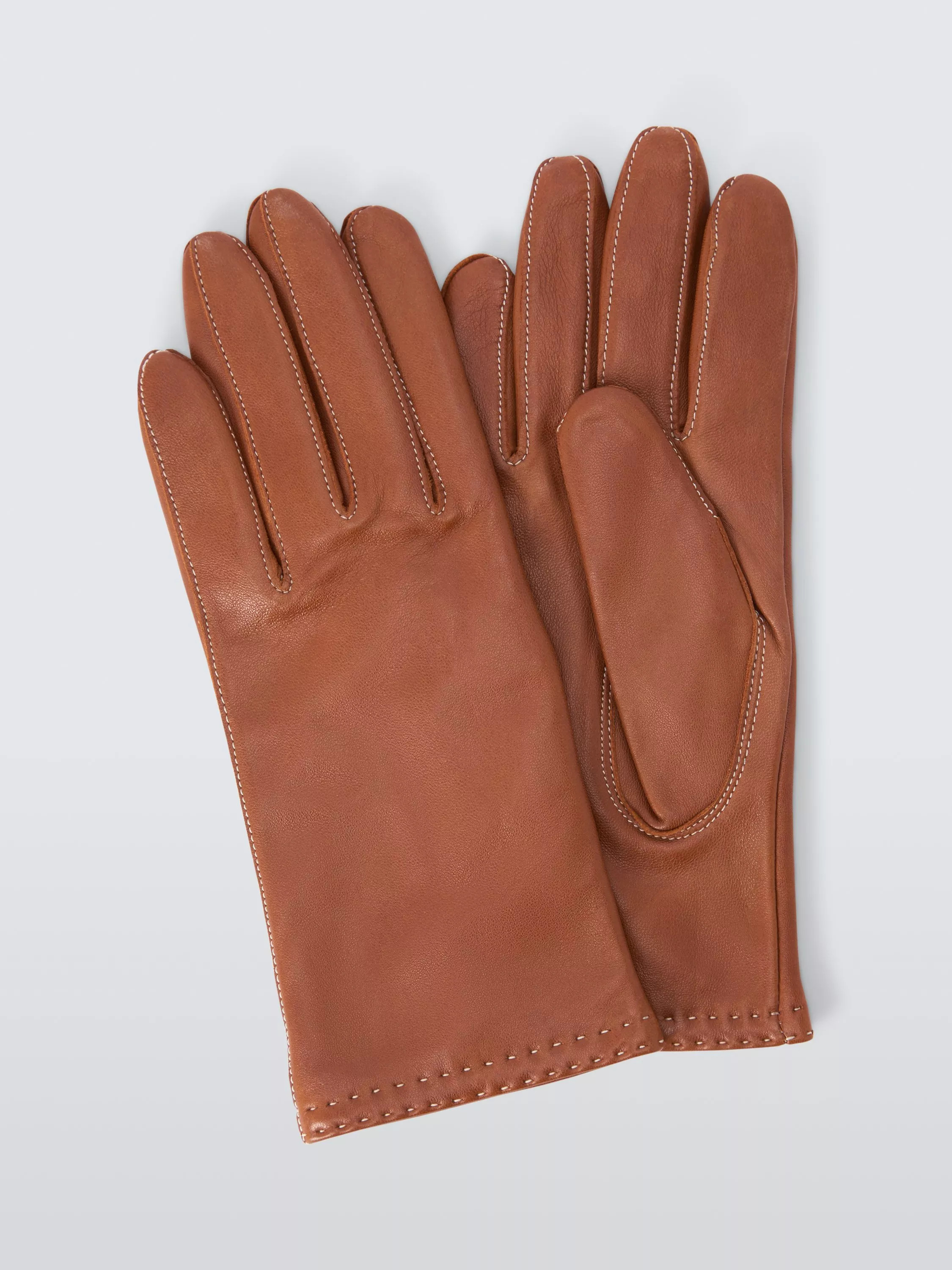 John Lewis Women's Cashmere Lined Leather Gloves | John Lewis (UK)
