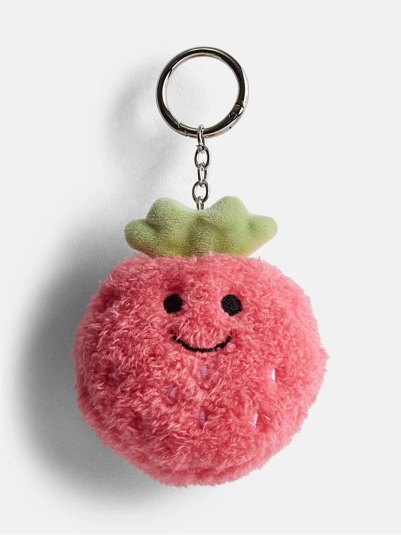 Weekend Academy Girls Bag Charm, Strawberry | Walmart (US)