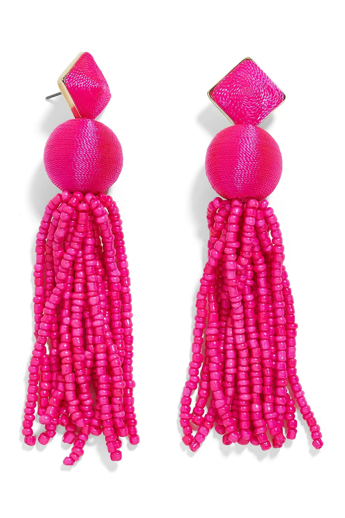 BAUBLEBAR Azura Geo Shape Beaded Tassel Drop Earrings at Nordstrom Rack | Nordstrom Rack