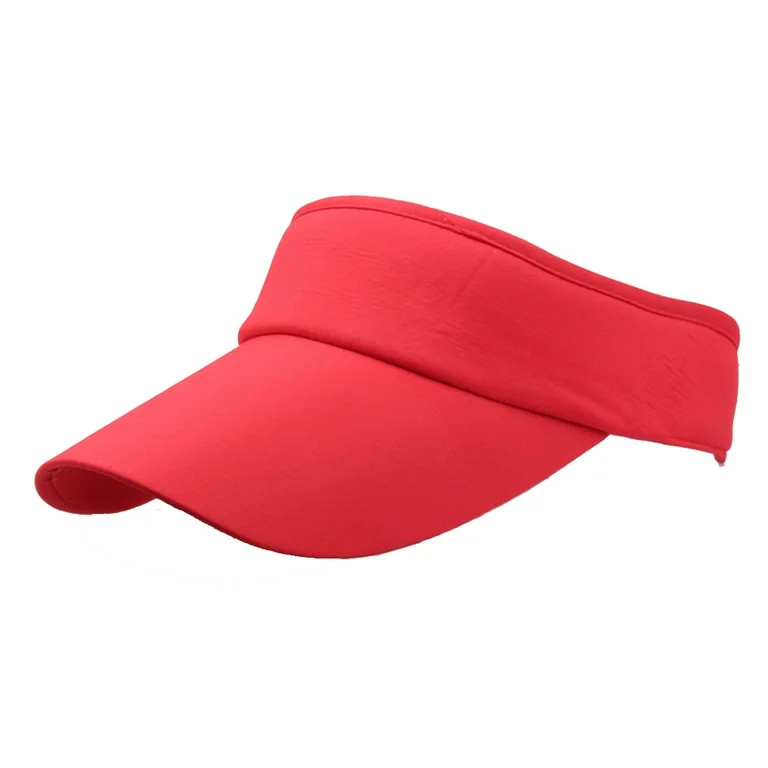 Cheers.US Sun Visor Hats for Women Men Adjustable Open Top Plain Visors UV Protection Sports Tenn... | Walmart (US)