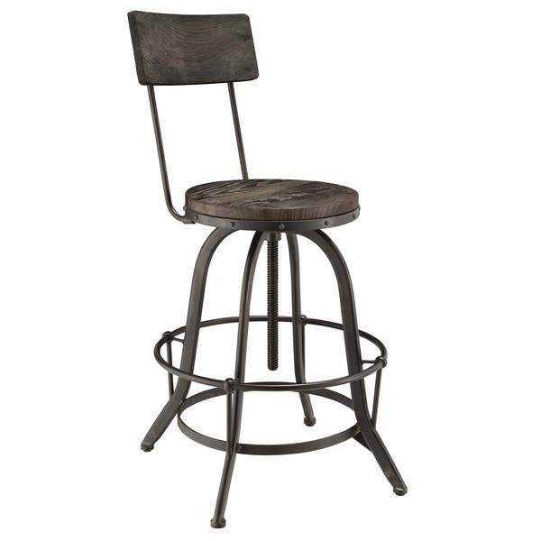 Carbon Loft Richard Wood and Metal Bar Stool - Overstock - 19856368 | Bed Bath & Beyond