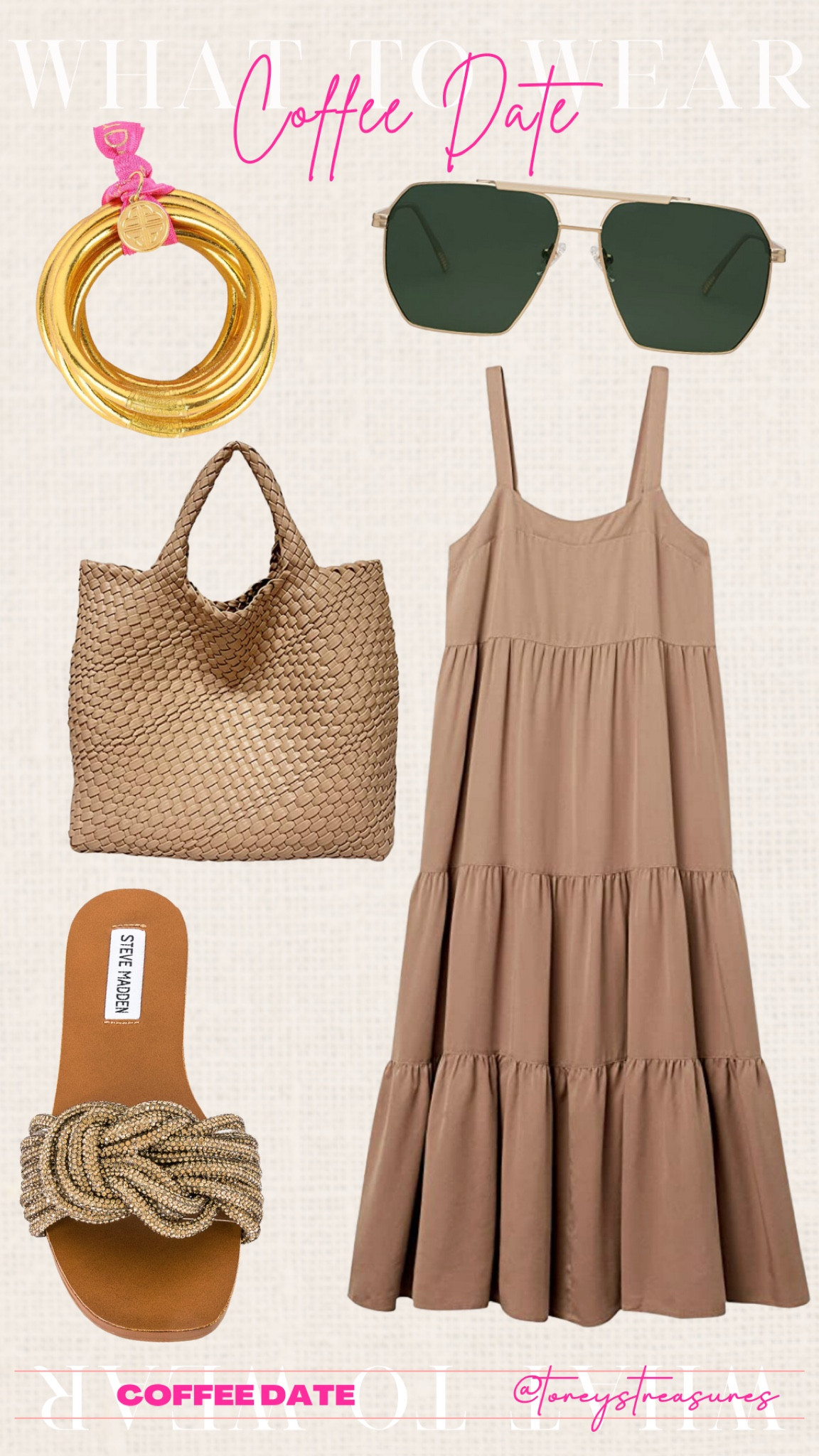 Summer dress, summer style. Summer sandals, summer bag 

#LTKstyletip #LTKSeasonal #LTKunder50