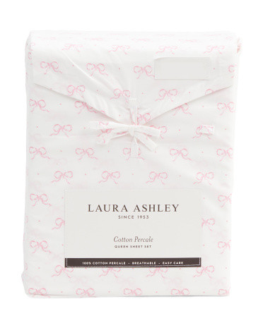 Cotton Bow Dot Sheet Set | TJ Maxx