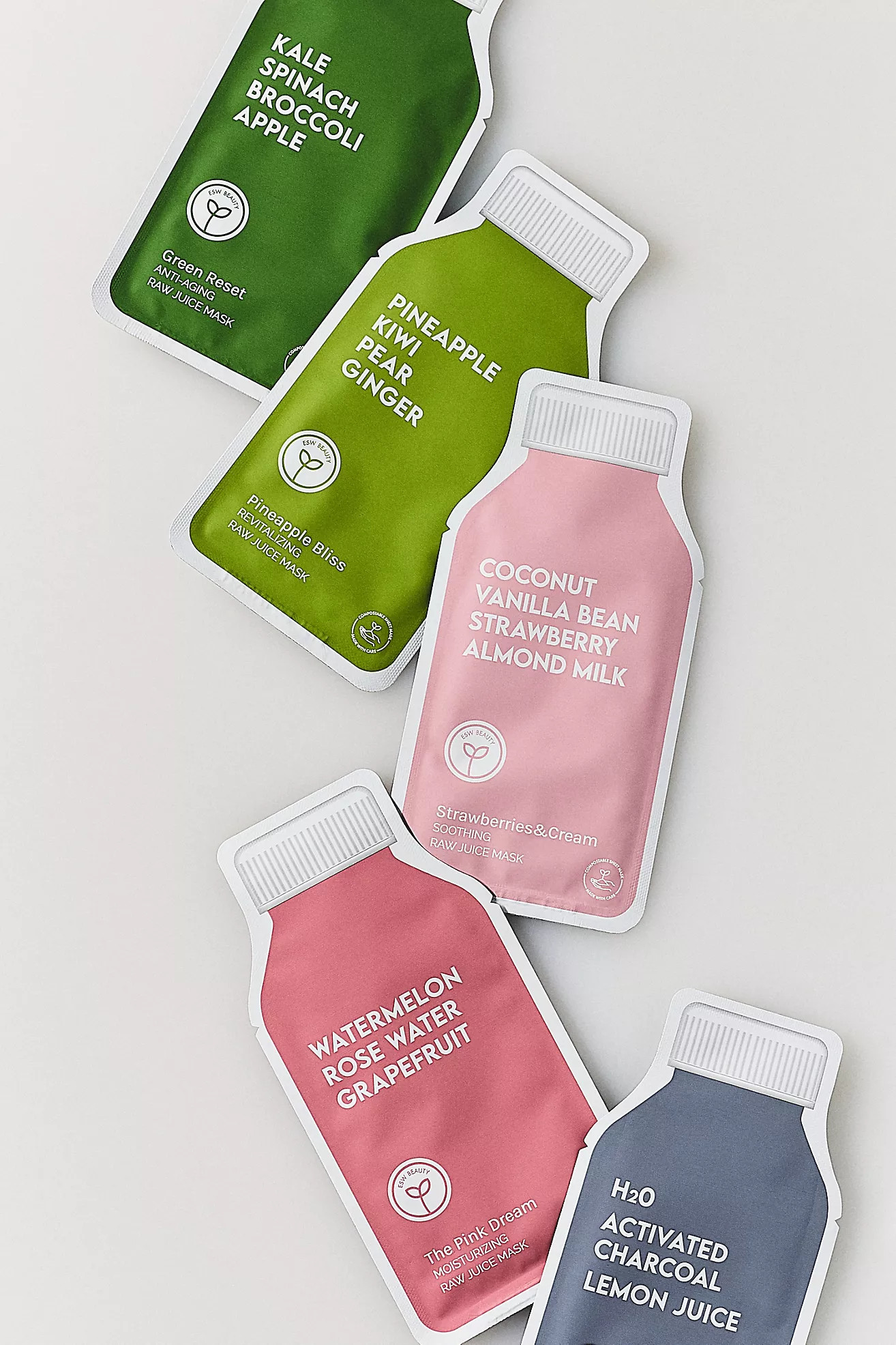 ESW Beauty Raw Juice Cleanse Mask Set | Anthropologie (US)