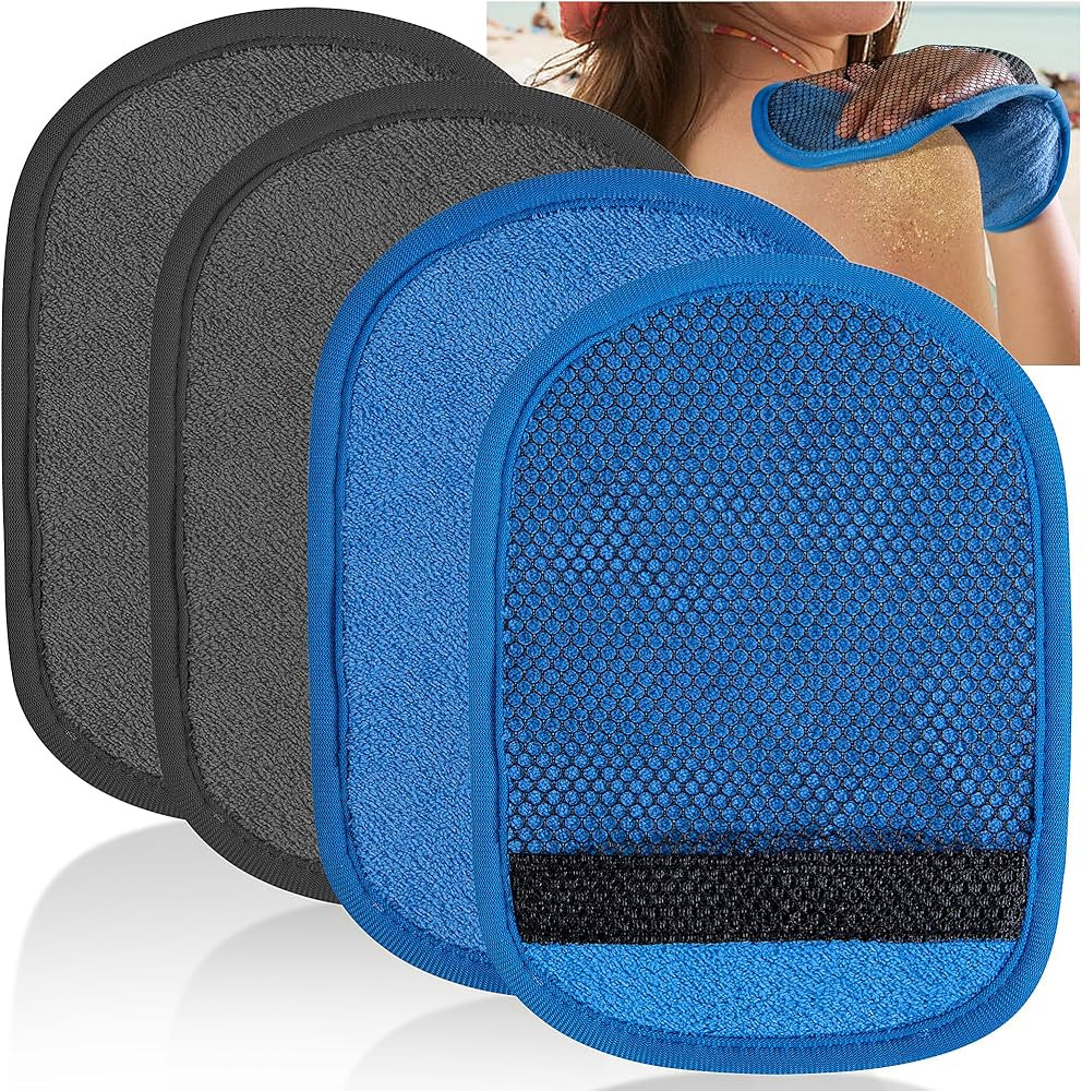 4 Pcs Sand Remover for Beach- Soft Sand Wipe Off Mitts- Beach Sand Remover Cleaner Mitts Bag for ... | Amazon (US)