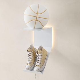 Light-Up Ball & Shoe Display (18"x15") | Pottery Barn Teen