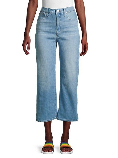 Wide-Leg Cropped Slim-Fit Jeans | Saks Fifth Avenue OFF 5TH