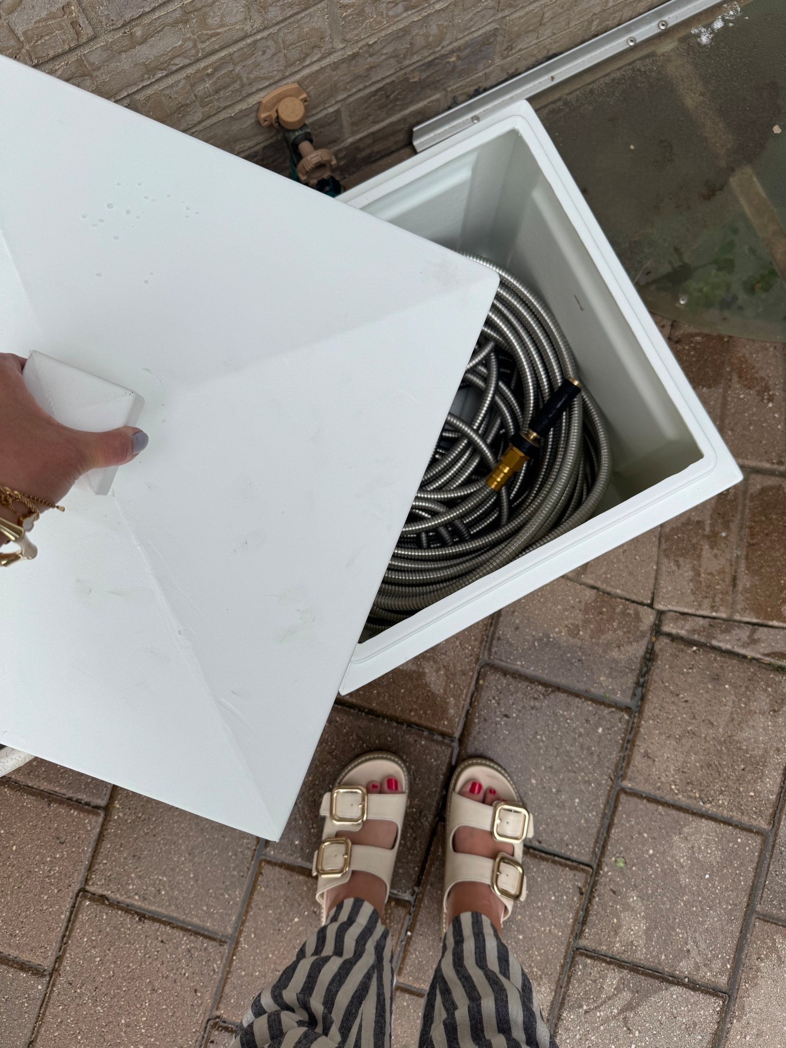 The best Amazon find for outdoor! This is how I am keeping my garden hose nicely hidden and tidy! 
@amazon @amazonhome #founditonamazon #amazonhome #amazon 

#LTKSeasonal #LTKHome #LTKSaleAlert