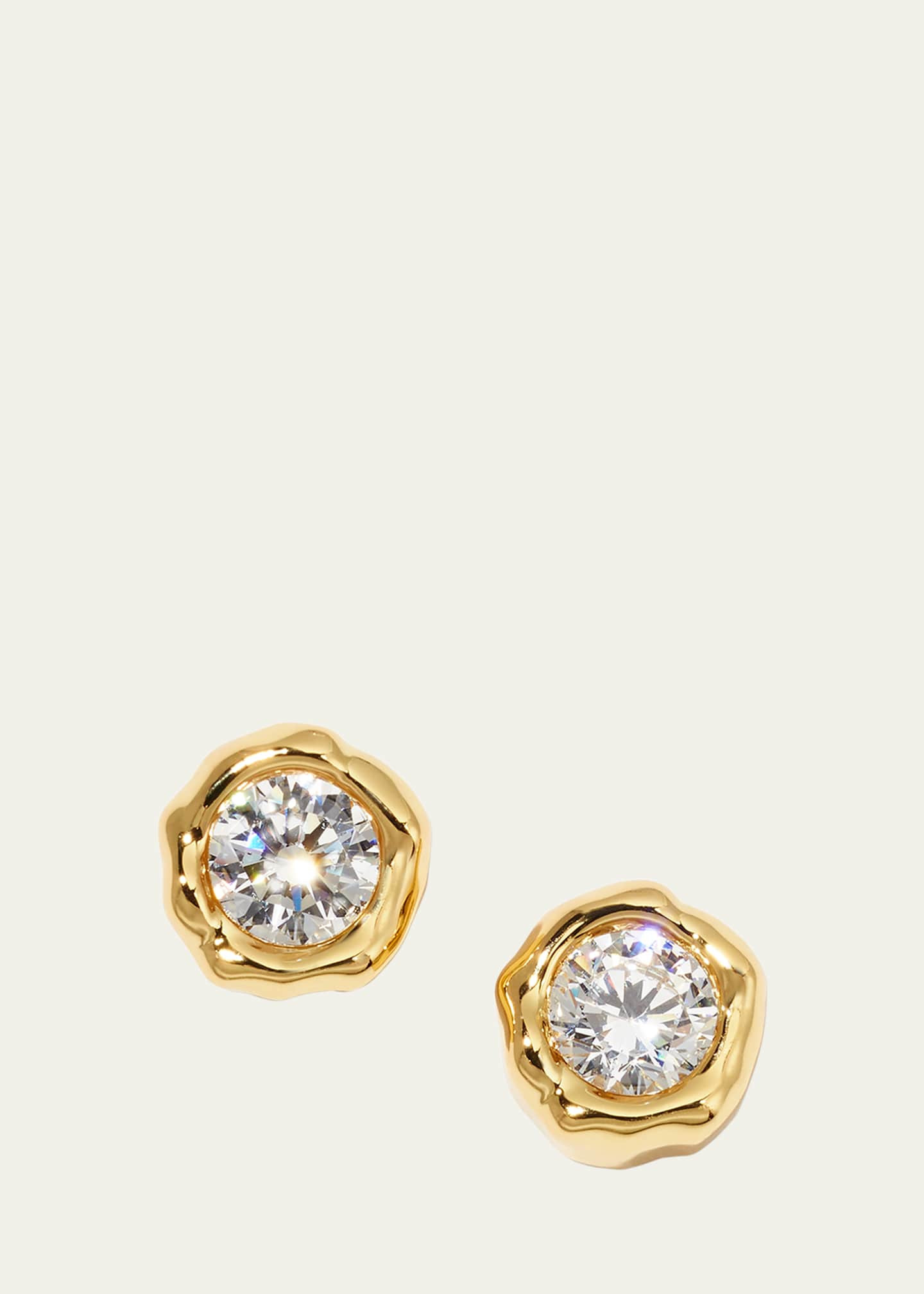 Alexis Bittar Asterales Molten Bezel Stud Earrings | Bergdorf Goodman