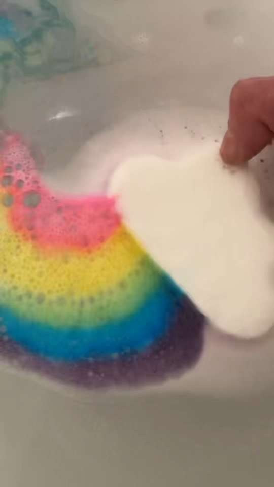 These rainbow bath bombs are SO FUN! The bright colors, the bubbles, the scents.. love it! Perfect for bathtime. 

 #LTKGiftGuide #LTKselfcare #LTKKids