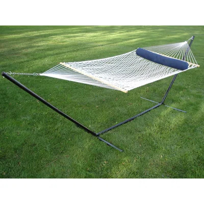 Polyester Rope Camping Hammock Vivere Hammocks Color: White | Wayfair North America