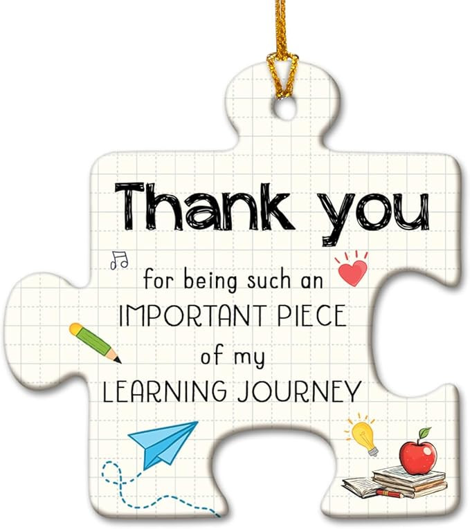 Teacher Christmas Ornament 2025 - Thank You Gifts for Teachers, Coaches, Mentors, Appreciation Te... | Amazon (US)