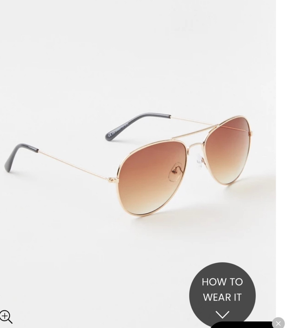Modern Aviator Sunglasses 