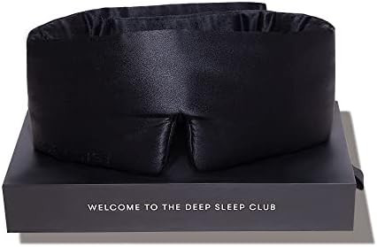 DROWSY Black Jade Silk Sleep Mask. Face-Hugging, Padded Silk Cocoon for Deep Sleep Therapy in Tot... | Amazon (US)