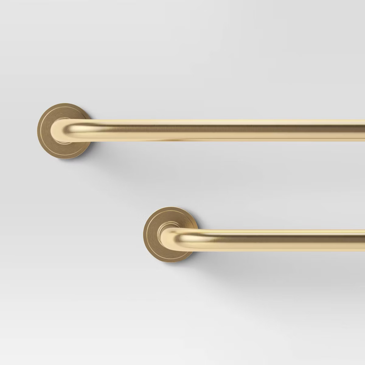 36"x66" Blackout Rounded Curtain Rod Brass - Threshold™ | Target